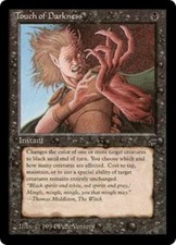 WOTC MtG Legends Touch of Darkness (U) EX