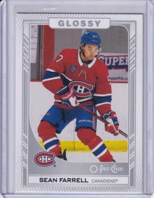 Sean Farrell - SILVER - O-Pee-Chee GLOSSY ROOKIES - 2023-24 UD Series 2 - R-39 - Image 1 of 2