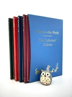 FOLIO SOCIETY METHUEN Winnie the Pooh Milne 4VSlipcase Facsimile 1st Illustrated - Image 1 of 4