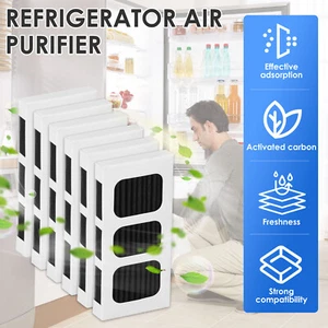 6Pcs Refrigerator Air Filter Replacement for Paultra2 Air Filter Reusable grOrP - Picture 1 of 11