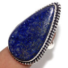 Lapis Lazuli 925 Silver Plated Gemstone Handmade Ring US 7 Women Jewelry GW
