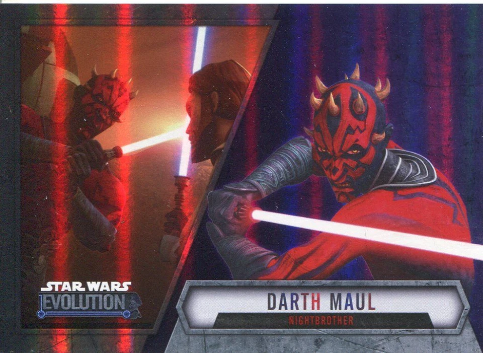 Star Wars Evolution 2016 Purple Parallel Card #95 Darth Maul - Nightbrother - Image 1 of 1