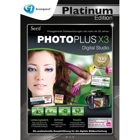 Serif PhotoPlus X3: Digital Studio - DVD-Box für Windows XP/Vista/7 (NEU/OVP) - Bild 1 von 4