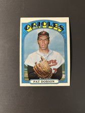 1972 Topps #140 Pat Dobson - Baltimore Orioles - EXMT - NM