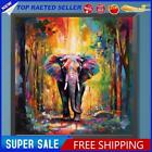 Paint By Numbers Kit On Canvas DIY Oil Art Elephant Picture Home Decor 40x40cm