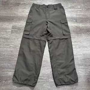 Boy Scouts of America Pants Mens Small Convertible Green 30x29 Cargo Switchback - Picture 1 of 11