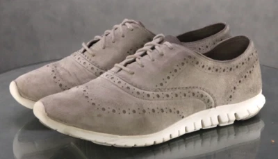 Cole Haan Zero Grand Women's Wingtip Oxfords Shoes Size 9.5 B Suede W14477 - Image 1 of 4