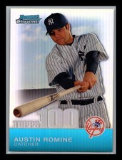 Austin Romine  2010 Bowman Chrome Topps 100 Prospects Refractors  #TPC30
