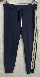 EUC Tommy HIlfiger Sport SweatPants Jogger Women’s Sz M Blue White Stripe Comfy - Picture 1 of 5