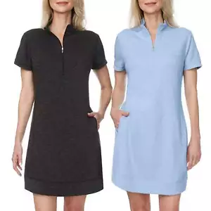 Neu mit Etikett Legendary Outfitters weiches lässiges Minikleid Baumwollmischung Viertelreißverschluss XL, XXL - Bild 1 von 15