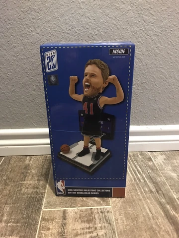 Dirk Nowitzki ‘17-‘18 “K” Bobblehead ‘15 Final All-Star Game NIB MAVs Only 500 Cover
