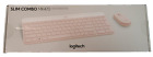 Logitech Slim Combo Mk470 Compact Quiet Keyboard And Mouse (Pink)