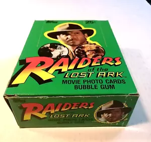 1981 Topps Raiders of the Lost Ark Movie Trading Cards, Full Box, Sealed Packs - Picture 1 of 7