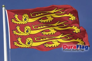 Richard The Lionheart Large DuraFlag Rope and Toggled (8ft x 5ft) - Picture 1 of 1