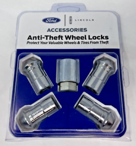 NEW Genuine OEM Ford Wheel Locks Chrome Plated Exposed Lugs EK4Z-1A043-A