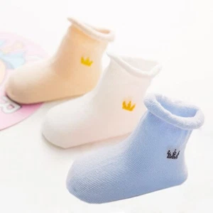 5 Pairs Children's Assorted Baby Boy Socks Infant Soft Cotton Crew Socks XS NEW - Picture 1 of 7
