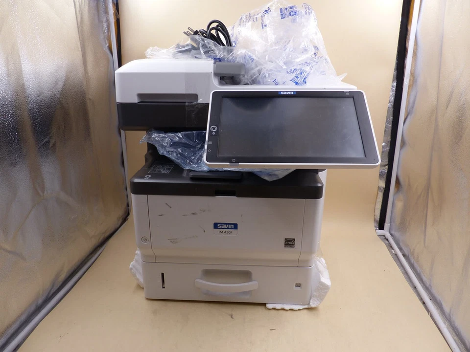 SAVIN IM 430F MONO LASER BLACK AND WHITE MULTIFUNCTION PRINTER - Image 1 of 4