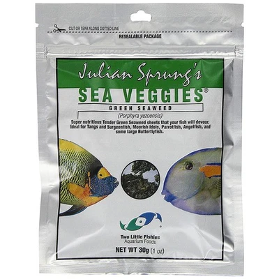Julian Sprung's Green Seaweed SeaVeggies 30 g Sea Veggies de Two Little Fishies Foto 1 de 2