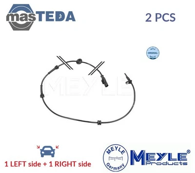 214 899 0021 ABS WHEEL SPEED SENSOR PAIR REAR MEYLE 2PCS NEW OE REPLACEMENT - Image 1 of 4