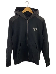 PRADA Zip Hoodie M Cotton Black UJL19A R232 1U77 Used - Picture 1 of 6
