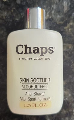 Chupete de piel vintage años 90 Chaps Ralph Lauren 1,25 oz después del afeitado Cosmair raro Foto 1 de 4