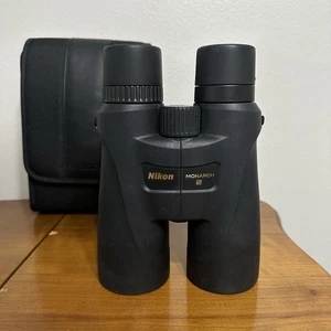 Nikon MONARCH 5 16x56 Binoculars 4.1 Degrees Waterproof Dach Prism Black Case - Picture 1 of 8
