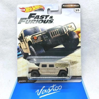 Hot Wheels Premium Fast & Furious Furious Off-Road Hummer H1 #5/5 GBW98 - Image 1 of 4