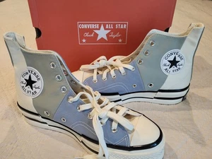 New Converse Chuck 70 Plus Hi "Material Mashup Denim" - Sage (A04370C) - Picture 1 of 19