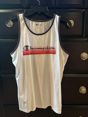 Champion, Tank Top Boys, Xl, White Red Blue - Image 1 of 3