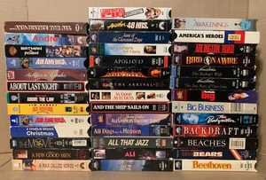 VHS MOVIES -5 for $15.00- YOU PICK AND CHOOSE FROM THE LIST - Bild 1 von 4