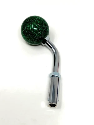 Perilla de cambio semi camión remolino bola escamas de metal verde Kenworth Peterbilt. 1/2 - 13 Foto 1 de 4