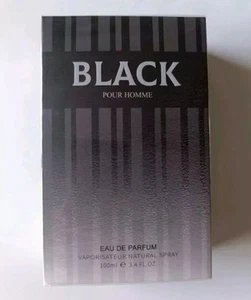 Profumo Uomo BLACK 100ml Eau de Parfum Elegante Intenso Deciso Tertio Paris - Imagen 1 de 3