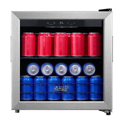 ARCTIC KING 48 Can Beverage Fridge Cooler Electrical Control Adjustable Shelves Glass Door