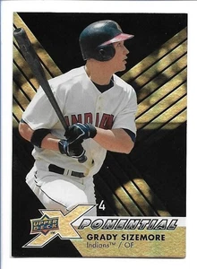 Grady Sizemore 2009 Upper Deck X Xponential 4 #X4-GS - Cleveland Indians - Bild 1 von 2
