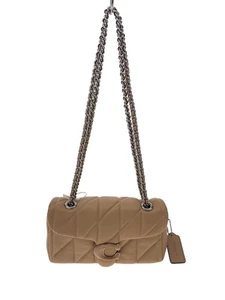 Coach shoulder bag leather Beige L2361-CP146 Used - Picture 1 of 6