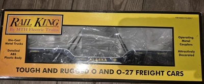MTH Alaska Dep. Center Flat Car W/ Transformer Load 30-76204. L/N Free Shipping - Image 1 of 4