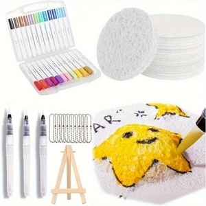 Pintura mágica hinchada, esponja de lienzo mágico de dibujo 3D, kit de pintura con textura de espuma - Imagen 1 de 8