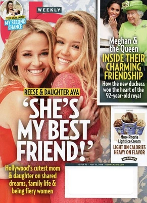 Us Magazine July 12 2018 Reese Witherspoon Meghan & the Queen Antoni Porowski - Image 1 of 3