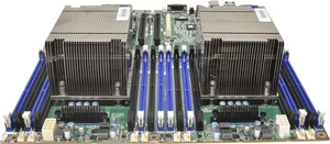Lenovo E-ATX Mainboard RD452X B800G3-N 70SSR139GE 2x Heatsink 2x LGA-2011-3 - Afbeelding 1 van 6