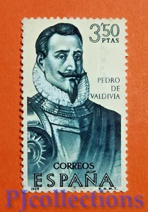 U1042- SPAGNA - SPAIN 1969 PEDRO DE VALDIVIA 3,50p USED - Imagen 1 de 1