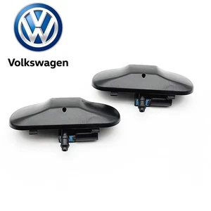 2x Original VW Waschwasserdüse Beheizte Spritzdüse Für VW Golf Passat Seat Skoda - Picture 1 of 6