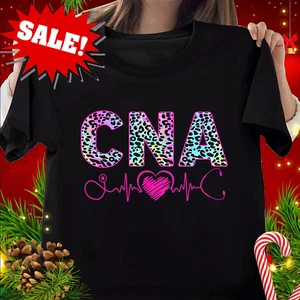CNA Shirt,Certified Nursing Assistant Shirt, Leopard Nurse Shirt,Registered - Picture 1 of 14