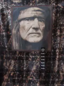 Angry Minnow WILLIE NELSON Edizione Limitata Flanella 2XX nuova con etichetta - Foto 1 di 4