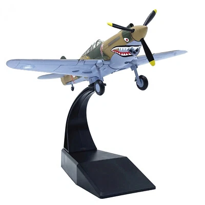 13.5cm Diecast Alloy 1/72 Scale American P40 Fighter Aircraft Model Toy Gift - Image 1 of 4