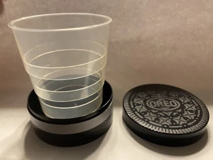Oreo Cookies Telescopic Collapsible Compact Drinking Travel Cup Collectible C10 - Picture 1 of 12