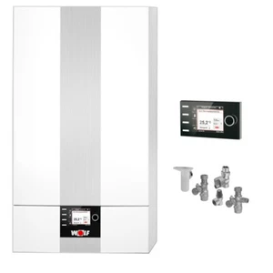 Paket Gas-Brennwerttherme Wolf CGB-2-20 4,4-20,4 kW ohne Speicher - Bild 1 von 4