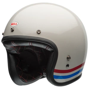 Bell Custom 500 2024 - Rayas Blanco Perla - Imagen 1 de 13