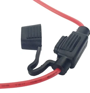 ATM Mini Blade Fuse Car Fuse Holder 16 AWG Cable 32V 25A - Picture 1 of 4