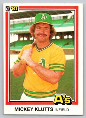 1981 Donruss - #110 Mickey Klutts - Image 1 of 2