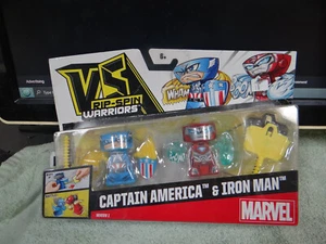 VS Rip-Spin Warriors - Capitán América y Iron Man - Serie 1 - Nunca abierto - Imagen 1 de 4